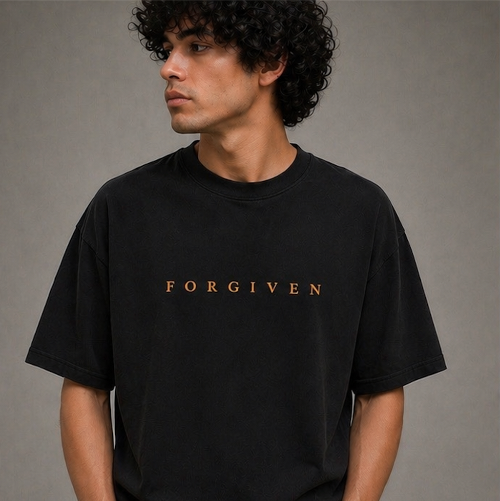 Camiseta Forgiven Nuevo Diseño Naranja, Verde,Morado, Azul