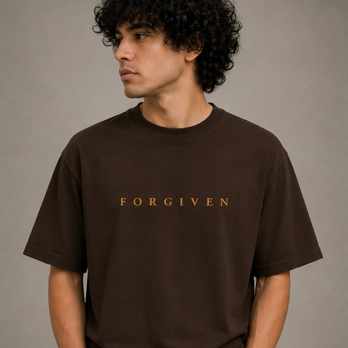 Camiseta Forgiven Cafe, Carbón